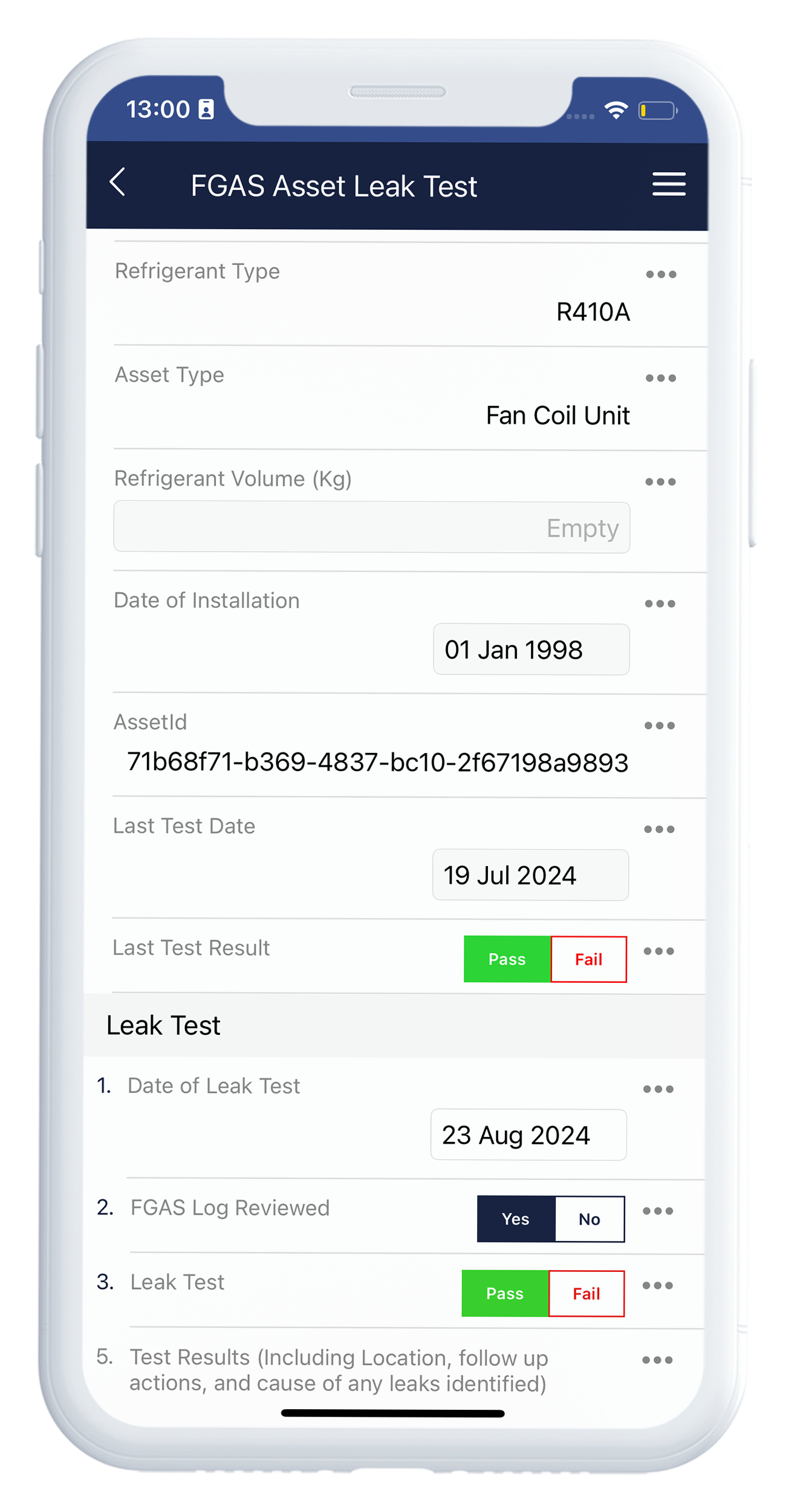 Refrigerant tracker